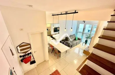 Apartamento com 2 dormitórios à venda, 83 m² por r$ 800.000,00 - gonzaga - santos/sp