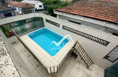 Casa com 4 dormitórios à venda, 212 m² por r$ 1.380.000,00 - aparecida - santos/sp