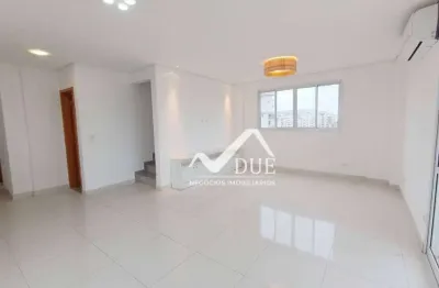 Apartamento duplex, 127 m² - venda por r$ 2.200.000,00 ou aluguel por r$ 8.000,00/mês - boqueirão - santos/sp