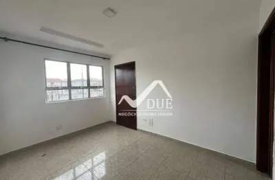 Apartamento com 2 quartos um deles suite, vaga demarcada de frente com vista livre e duas sacadas à venda, 76 m² por r$ 350.000 - estuário - santos/sp