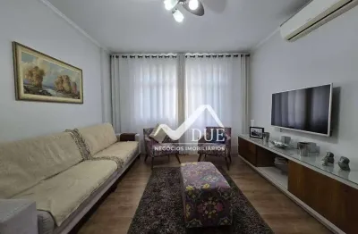 Apartamento com 2 dormitórios à venda, 100 m² por r$ 680.000 - embaré - santos/sp