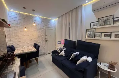 Apartamento com 2 dormitórios à venda, 57 m² por r$ 480.000,00 - boqueirão - santos/sp