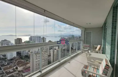 Apartamento com 3 dormitórios, 144 m² - venda por r$ 2.330.000 ou aluguel por r$ 13.000/mês - ponta da praia - santos/sp