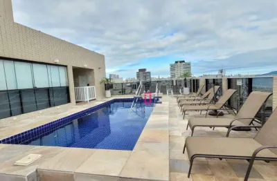 Cobertura com 2 dormitórios à venda, 245 m² por r$ 2.580.000,00 - pompéia - santos/sp