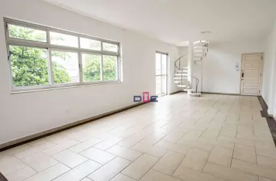 Apartamento duplex com 5 dormitórios, elevador, garagem box privativa,  predio de 4 andares, à venda - embaré - santos/sp