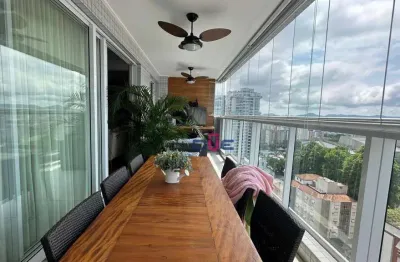 Apartamento com 3 dormitórios à venda, 159 m² por r$ 2.490.000,00 - embaré - santos/sp