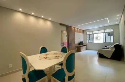 Apartamento à venda, garagem box, no 1 andar. 83 m² por r$ 680.000 - ponta da praia - santos/sp