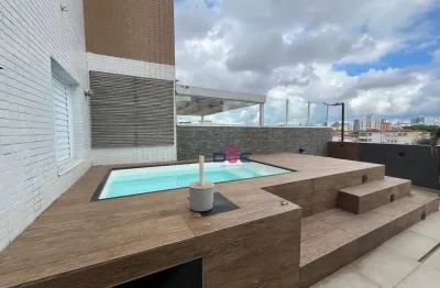 Apartamento garden com 2 dormitórios à venda, 64 m² por r$ 850.000,00 - estuário - santos/sp