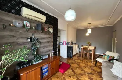 Apartamento com 2 dormitórios à venda, 76 m² por r$ 375.000,00 - encruzilhada - santos/sp