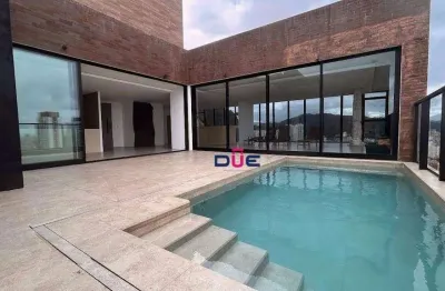 Cobertura com 4 dormitórios à venda, 320 m² por r$ 5.000.000,00 - josé menino - santos/sp