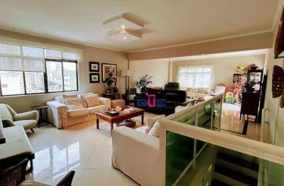 Cobertura com 3 dormitórios à venda, 254 m² por r$ 1.700.000,00 - embaré - santos/sp