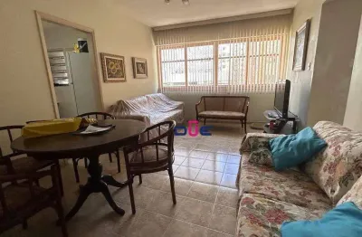 Apartamento com 2 dormitórios à venda, 100 m² por r$ 580.000 - gonzaga - santos/sp