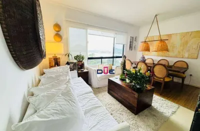 Apartamento com 2 dormitórios à venda, 90 m² por r$ 950.000 - ponta da praia - santos/sp