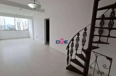 Cobertura 3 quartos, 1 suíte, 1 vaga - ponta da praia - santos/sp