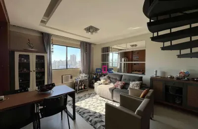 Cobertura com 3 dormitórios à venda, 142 m² por r$ 850.000 - embaré - santos/sp