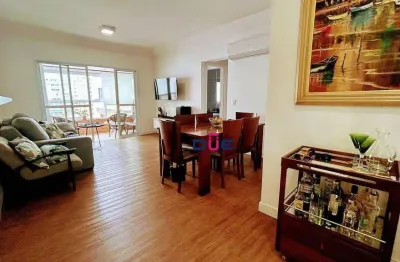 Apartamento com 2 dormitórios à venda, 84 m² por r$ 900.000,00 - boqueirão - santos/sp