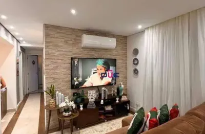 Apartamento com 3 dormitórios à venda, 111 m² por r$ 1.070.000,00 - ponta da praia - santos/sp
