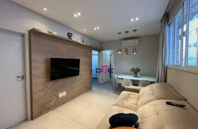 Apartamento com 2 dormitórios à venda, 100 m² por R$ 450.000,00 - Marapé - Santos/SP