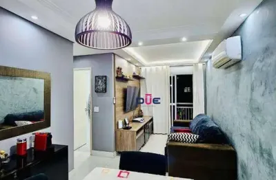 Apartamento com 2 dormitórios à venda, 59 m² por r$ 320.000,00 - morro de nova cintra - santos/sp