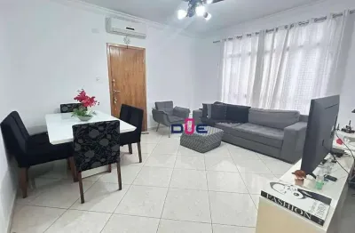 Apartamento com 3 dormitórios à venda, 104 m² por r$ 535.000 - gonzaga - santos/sp