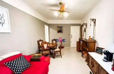 Apartamento com 2 dormitórios à venda, 90 m² por r$ 520.000 - campo grande - santos/sp