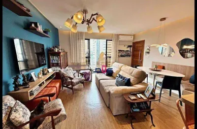 Apartamento com 2 dormitórios à venda, 96 m² por r$ 750.000 - boqueirão - santos/sp