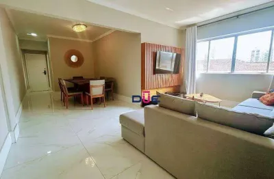 Apartamento com 3 dormitórios à venda, 134 m² por r$ 950.000,00 - embaré - santos/sp