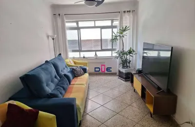 2 dormitórios, 1 vaga e excelente localização na pompéia, santos