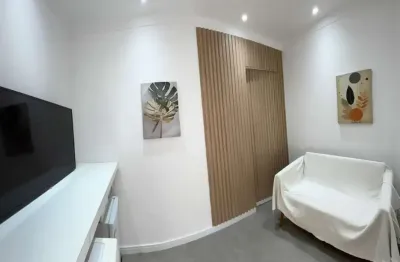 Apartamento 1 dormitório com closet, reformado na aparecida, santos