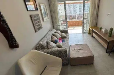 Apartamento com 2 dormitórios à venda, 84 m² por r$ 1.060.000,00 - boqueirão - santos/sp