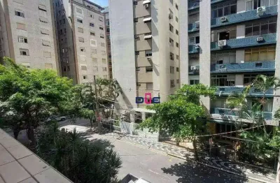 Apartamento com 1 dormitório à venda, 55 m² por r$ 340.000 - boqueirão - santos/sp
