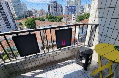 Apartamento com 2 dormitórios à venda, 154 m² por r$ 699.000,00 - ponta da praia - santos/sp