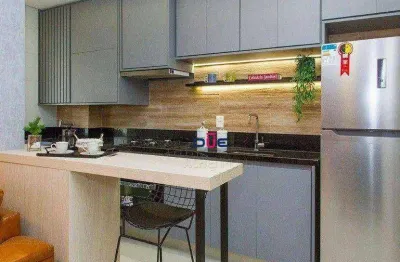 Apartamento com 1 dormitório à venda, 54 m² por r$ 710.000 - boqueirão - santos/sp