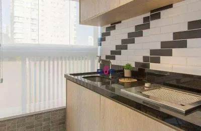 Apartamento garden com 1 dormitório à venda, 64 m² por r$ 690.000 - boqueirão - santos/sp