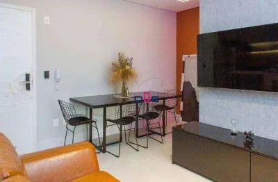 Apartamento com 1 dormitório à venda, 50 m² por r$ 660.000 - boqueirão - santos/sp