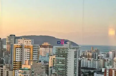 Apartamento 1 dormitório com vista livre e para o mar, lazer completo