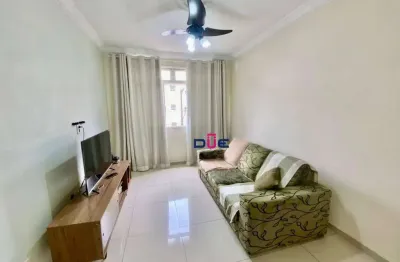 Apartamento com 2 dormitórios à venda, 60 m² por r$ 345.000 - marapé - santos/sp