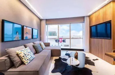 Apartamento a venda com 1 suíte no bairro aparecida em santos!