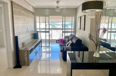 Apartamento com 3 dormitórios para alugar, 109 m² por R$ 9.000,00/mês - Gonzaga - Santos/SP