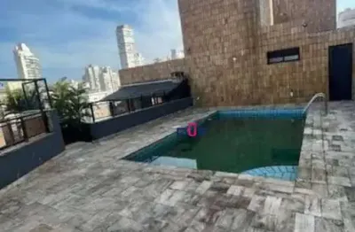 Cobertura com 4 dormitórios à venda, 489 m² por R$ 2.650.000,00 - Boqueirão - Santos/SP