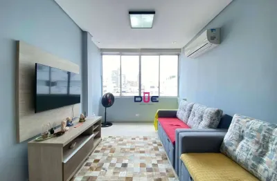 Apartamento reformado e mobiliado a 1 quadra da praia – gonzaga, santos