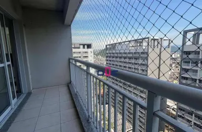 Apartamento com 1 dormitório à venda, 50 m² por R$ 385.000 - Vila Matias - Santos/SP