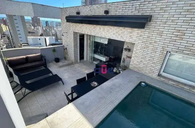 Cobertura com 4 dormitórios à venda, 250 m² por R$ 4.250.000 - Boqueirão - Santos/SP