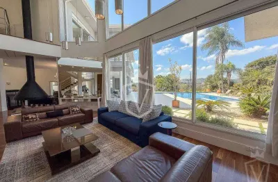 Casa alto padrão mobiliada à venda com 4 suítes - malota - jundiaí/sp