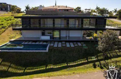 Casa com 5 dormitórios à venda, 501 m² por r$ 4.900.000,00 - serra azul - itupeva/sp