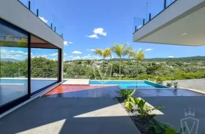 Casa alto padrão á venda cond. serra azul - jardim serra azul - itupeva/sp