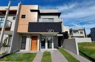 Sobrado com 3 dormitórios à venda, 115 m² por r$ 729.000,00 - costeira - são josé dos pinhais/pr