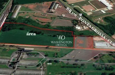 Área à venda, 133042 m² por r$ 26.342.316 - cará-cará - ponta grossa/pr