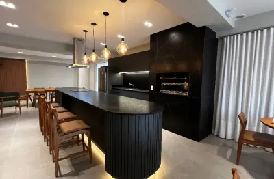 Apartamento moderno com 2 dormitórios e vista mar no jardim eldorado!