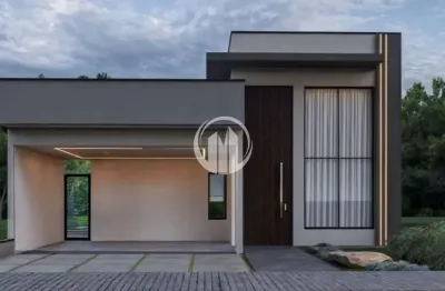 Casa térrea à venda com 3 suítes sendo 1 suite master - condomínio campos de med